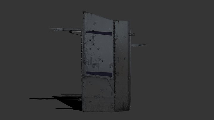 Combine Door — Half Life 2 (Enhanced) – Modello 3D gratuito STL