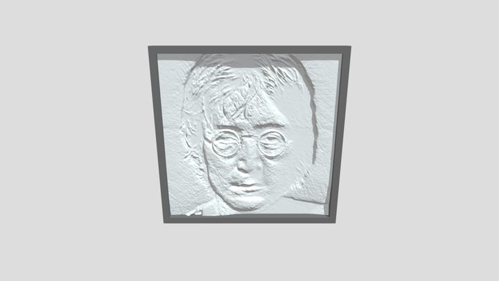 #0028- Jonh Lennon 3D Model