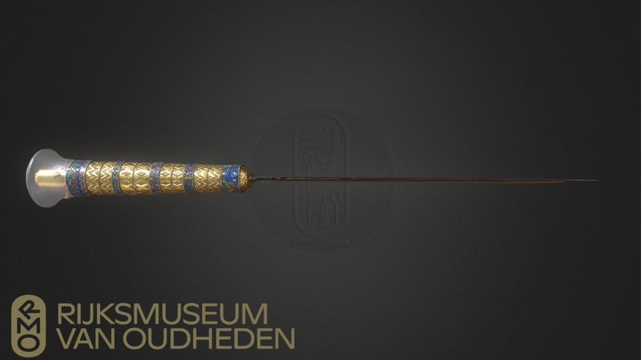 Tutankhamun's meteoric iron dagger 3D Model