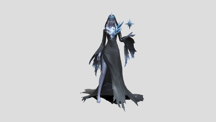Ice Witch 3D Model
