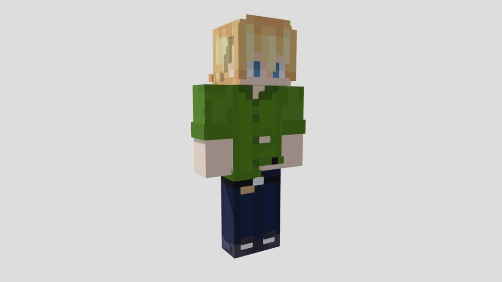 Tubbo Minecraft Skin – Blocky Player Model