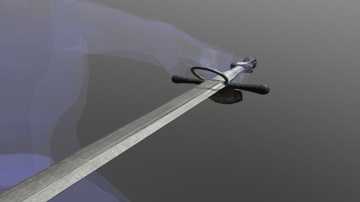 The sword of cyberhetman 3D Model