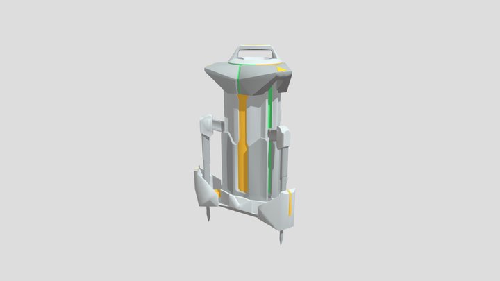 Spike Valorant 3D Model