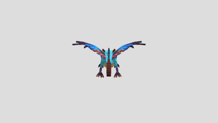 Brightwing (WoW Faerie Dragon) Blockbench 3D Model