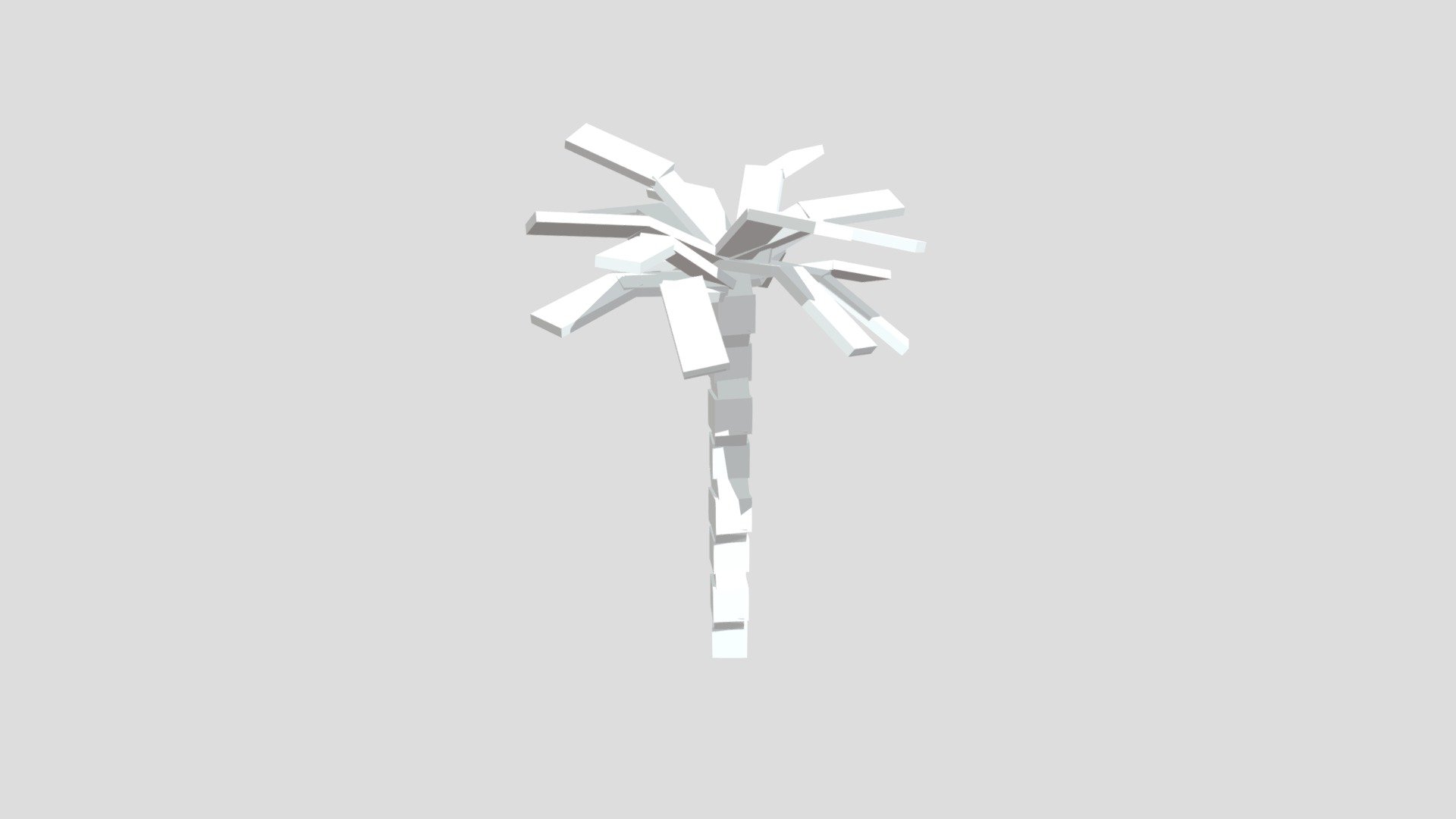Palm low-poly