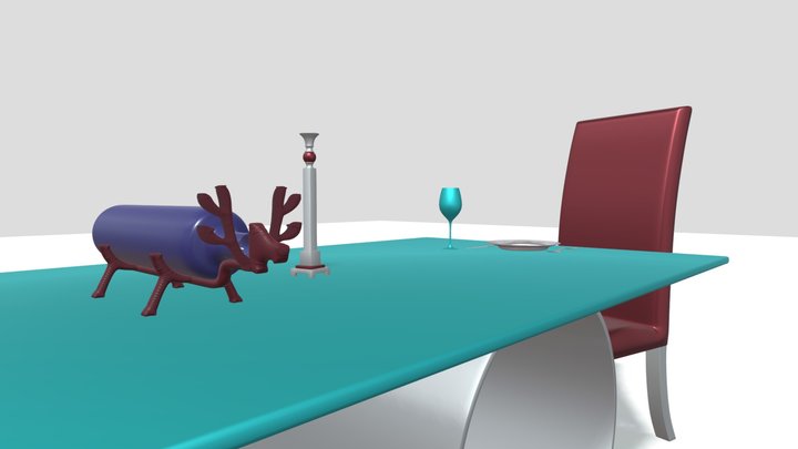 Dining Table 3D Model