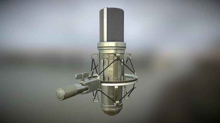 Microphone GXL 066 by gistold 3D Model