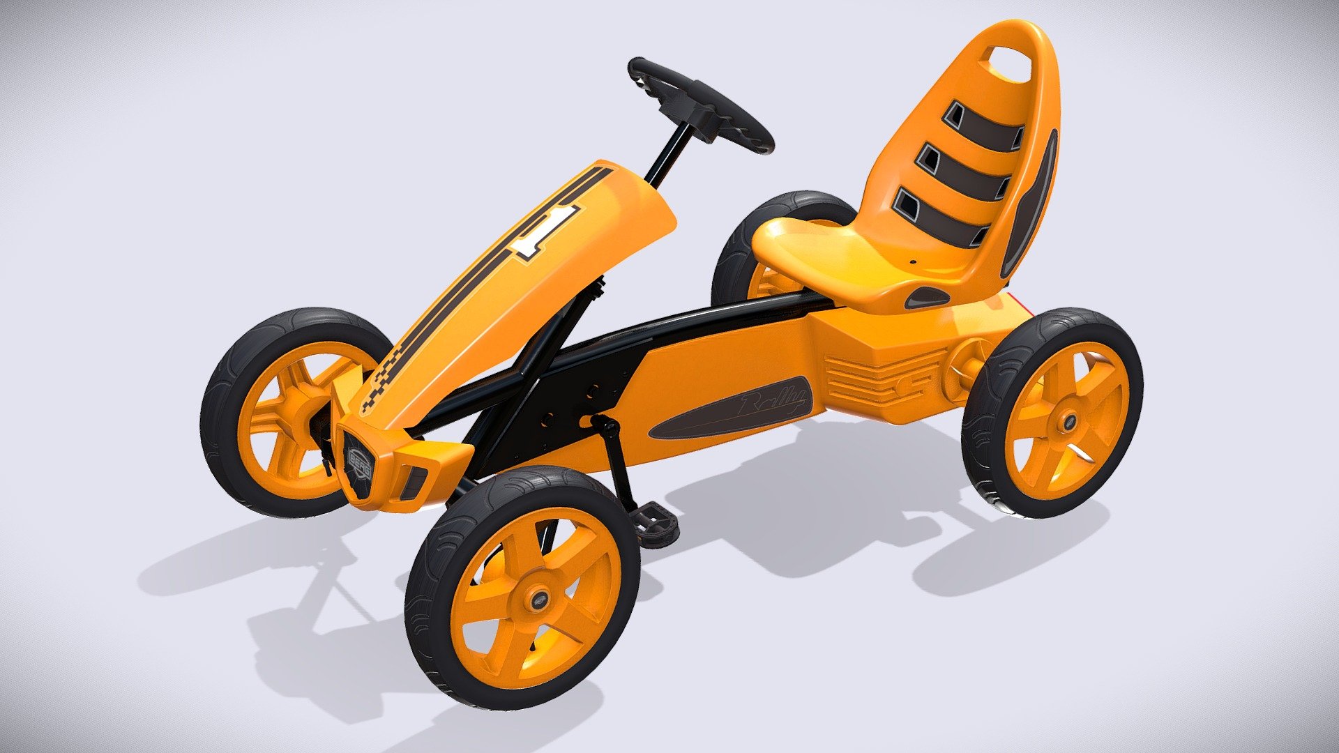 BERG Rally Pearl pedal go-kart - 3D model by takoyto [5272709] - Sketchfab