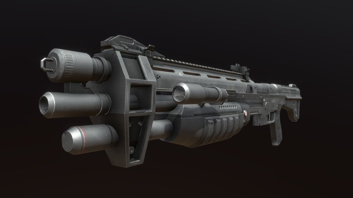 Halo Reach M45 Shotgun 3D Model