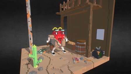 Happy Meal and the WASTELAND 3D Model