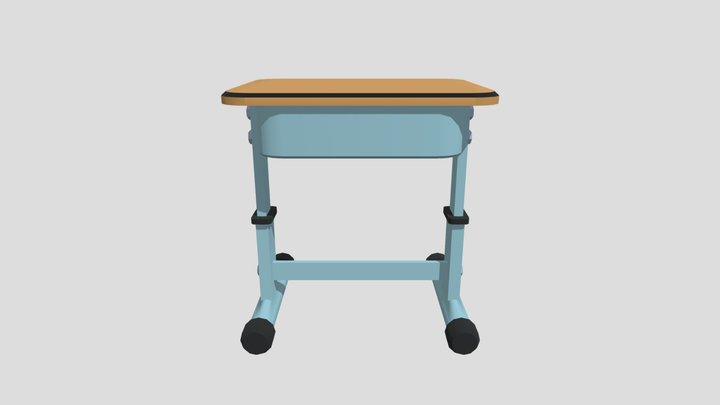 PBIS School Desk 3D Model