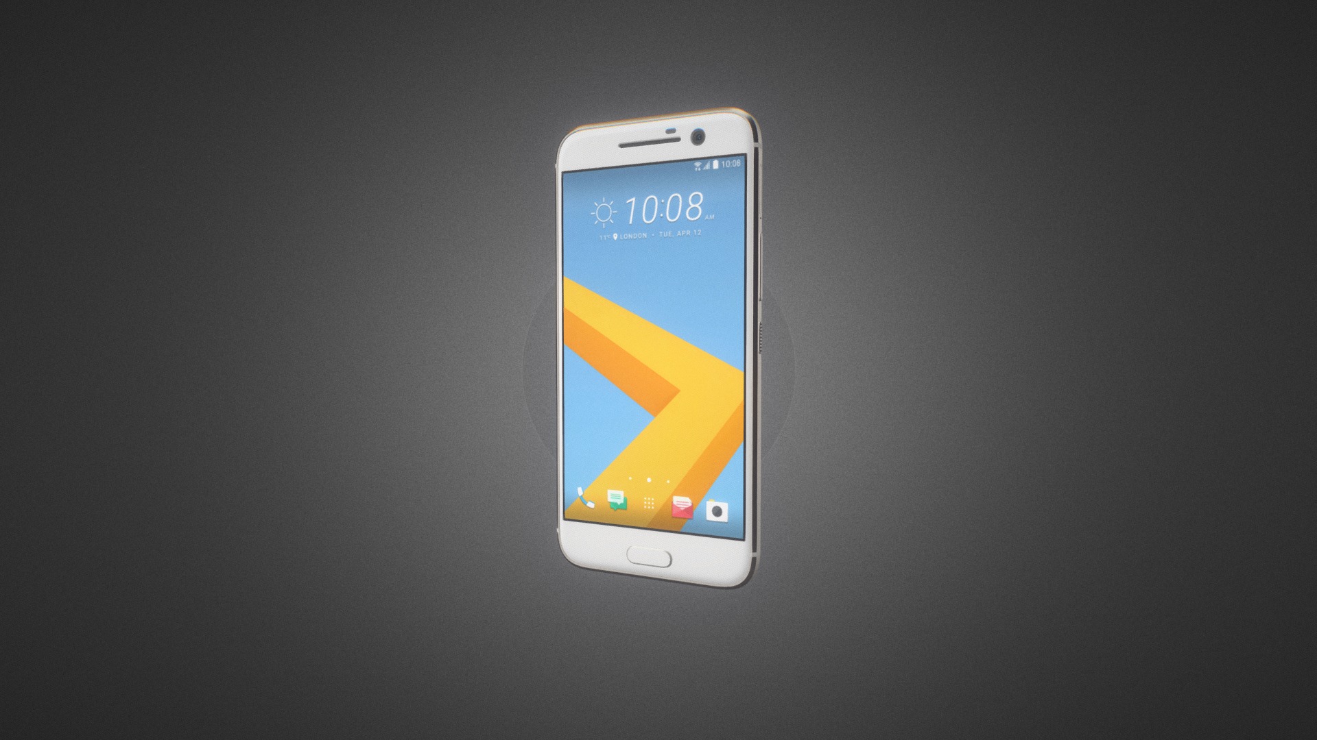 3D model HTC 10 for Element 3D - This is a 3D model of the HTC 10 for Element 3D. The 3D model is about a white cell phone.