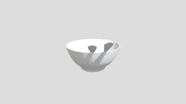 Bowl 2 No Texture 3D Model