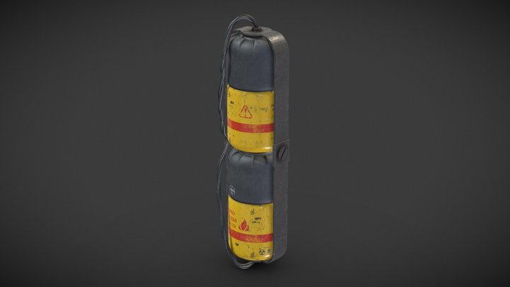 Holder Battery 3D Model
