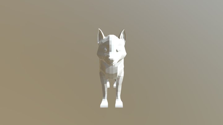 Husky Puppy 3D Model