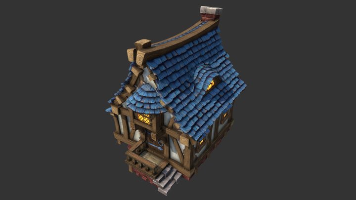Town House 3 3D Model