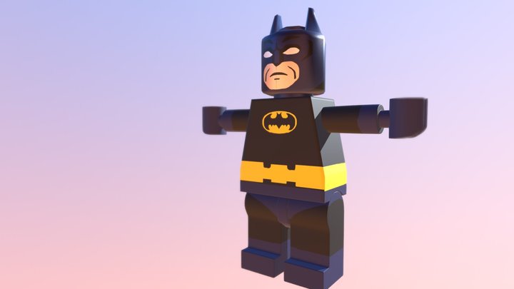 Lego Classical Batman 3D Model