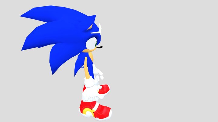 Sonic ver 0.2 3D Model