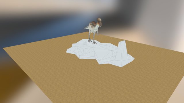 Dinosaurio Ejemplo 3D Model