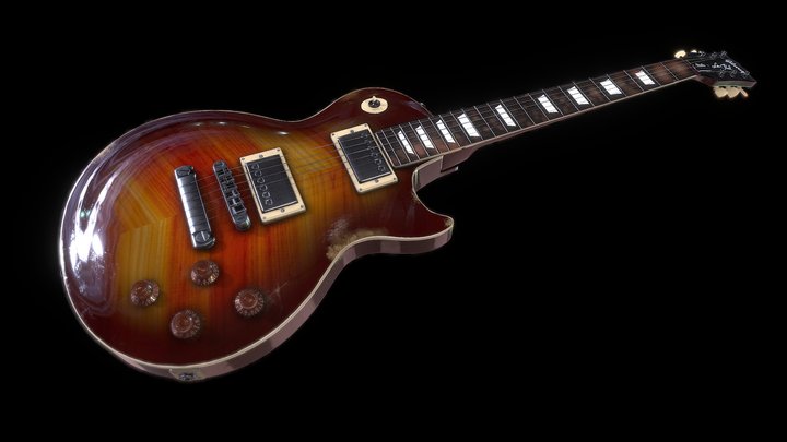 Gibson Les Paul Studio Custom 3D Model