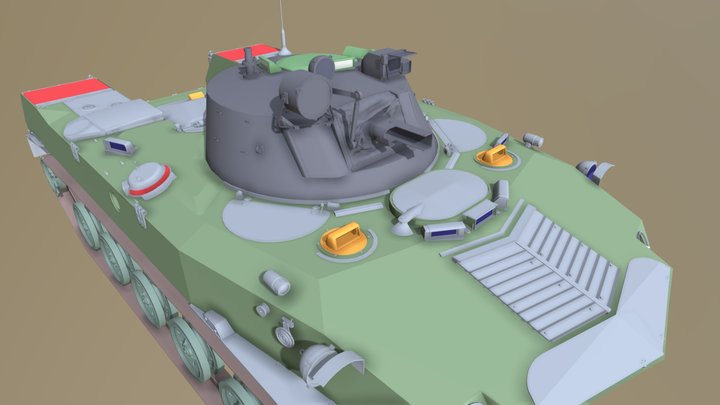 BMD-2 [Early] (WIP) 3D Model