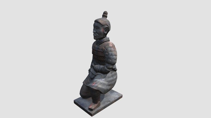 A high detailed model of terracotta warrior 3D Model