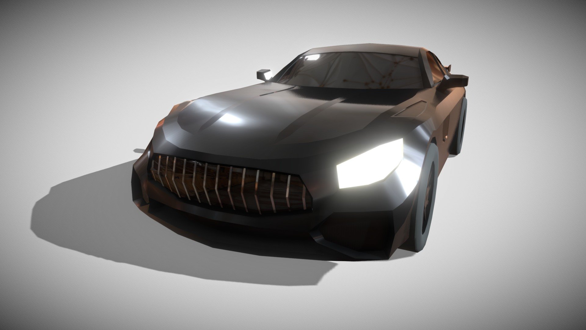 [Low Poly] Gameready Low Poly Mercedes AMG GT - 3D model by CGOstrov ...