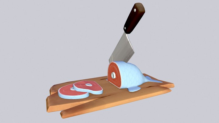 Sliced_Fish 3D Model