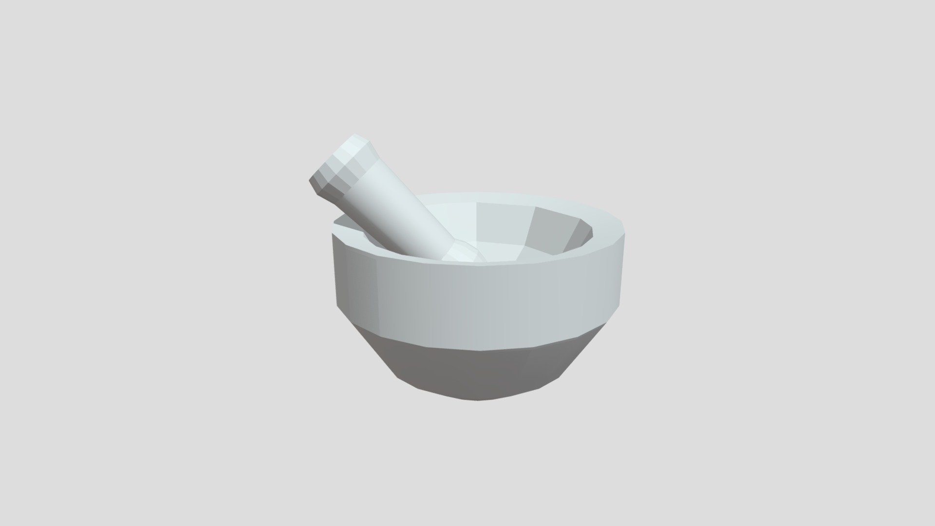 Mortero Low Poly