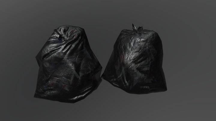 Garbage bags 3D Model