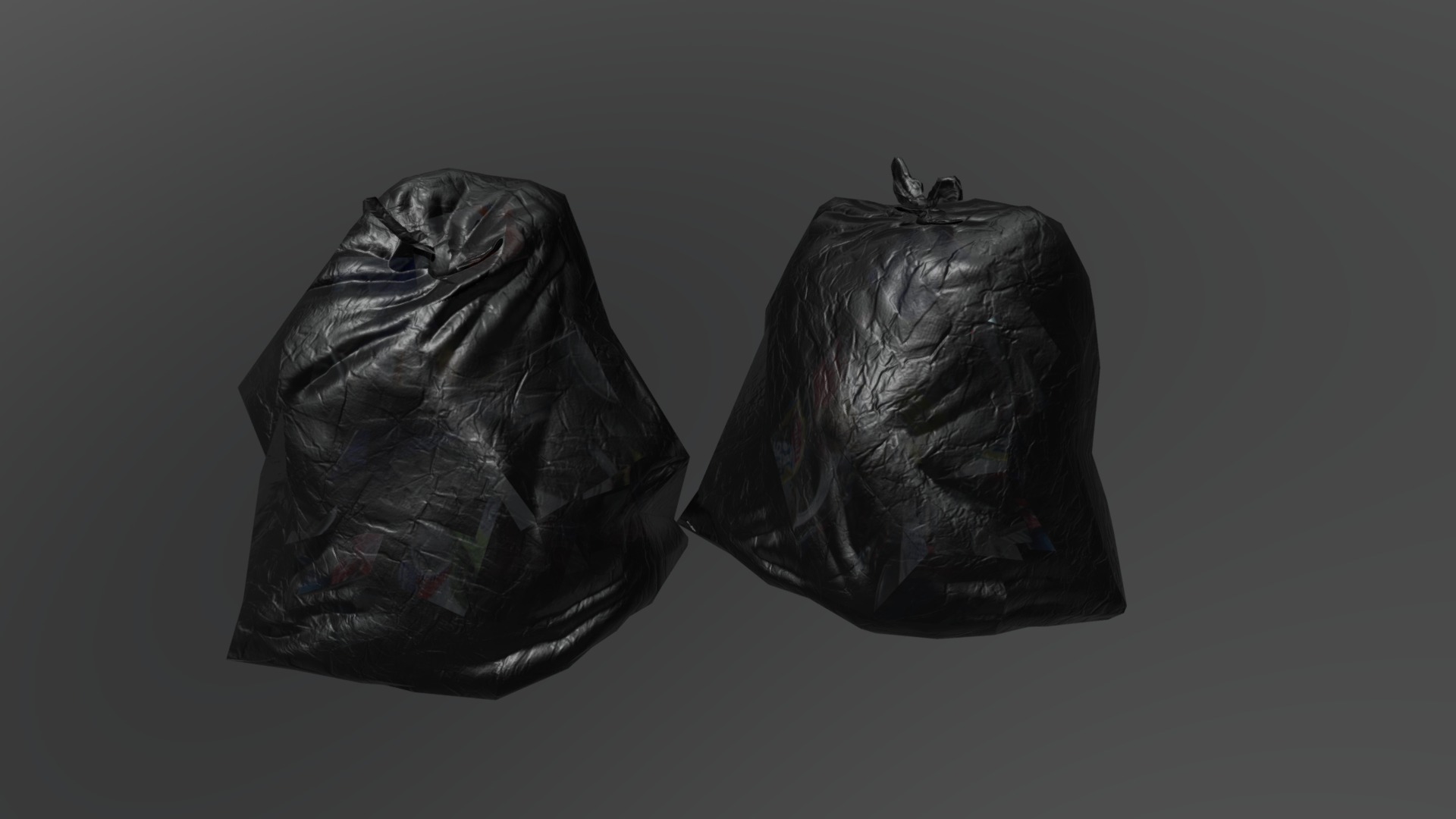 3D model Garbage bags