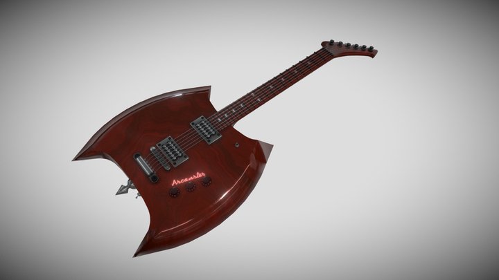 Electric-guitar 3D models - Sketchfab