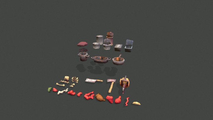DES207 Food/Gore 3D Model