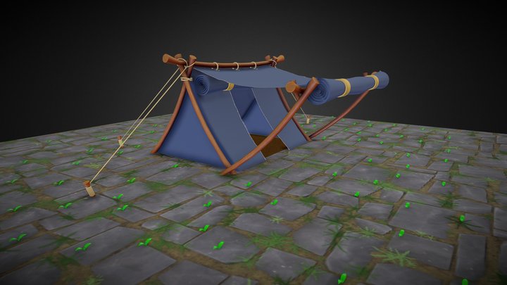 STYLIZED TENT 3D Model