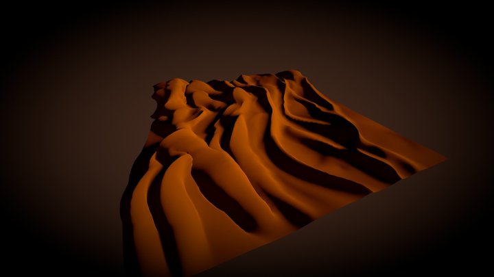 180104 Desert 3D Model