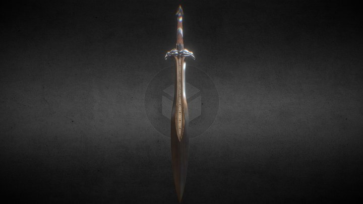 knight sword 3D Model