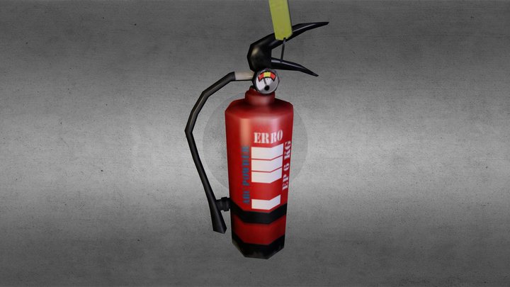 Fire Extingisher 3D Model