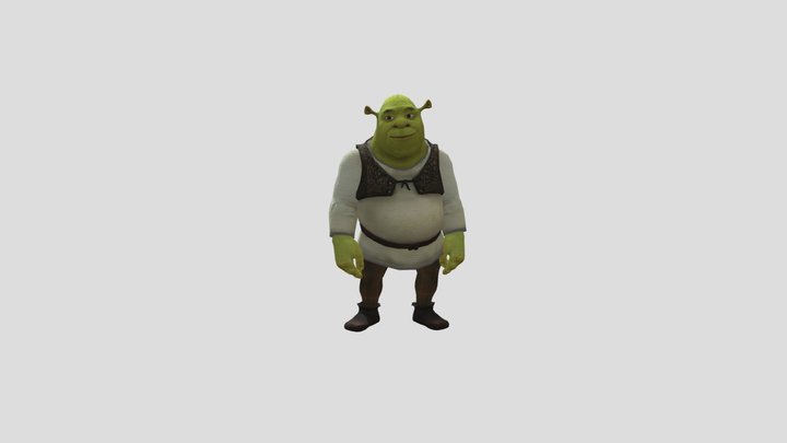 Shrek (Pocket Shrek) and (Animations) 3D Model