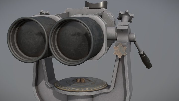 Ship Binocular 3D Model