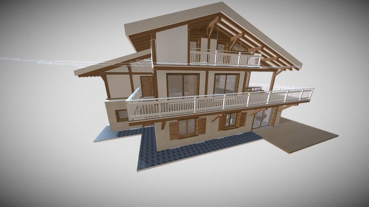 Chalet principal 3D Model