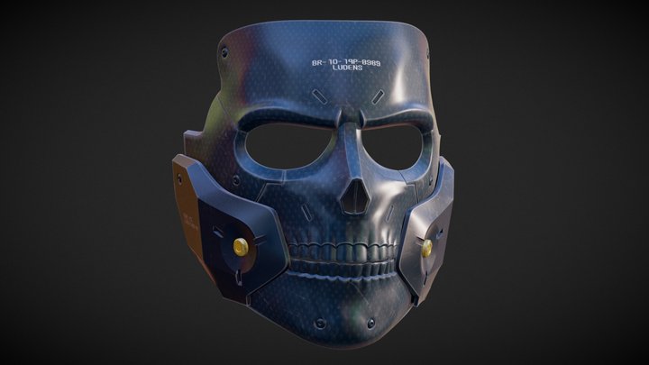 Die-Hardman Mask (Death Stranding) 3D Model