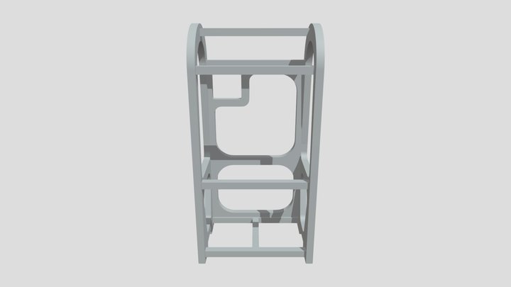 Middle Module's 2nd Iteration 3D Model