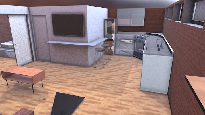 Apartment assignment - 1 eller Flera RoK 3D Model
