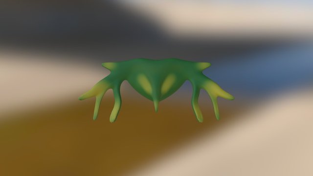 Green And Yellow 3D Model