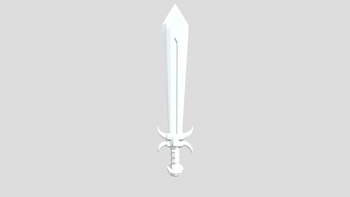 Sword low-poly 3D Model
