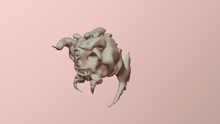 Space-Marine-Ghost-Creature 3D Model