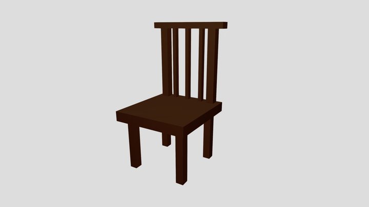 Chair brown 3D Model