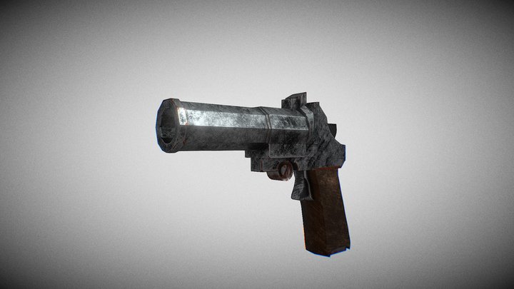 Bengals Pistol 3D Model