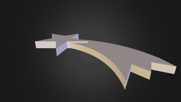 Shooting Star 3D Model