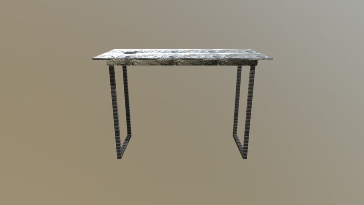 Table for Airbrush 3D Model